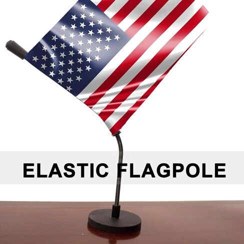National Car Hood Flag Countries Car Flag with Magnetic Base and Flexible Pole for Truck Boat Vehicle (United States) in Saudi Arabia