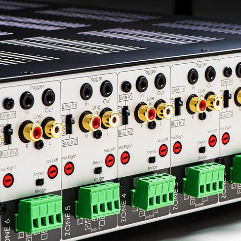 OSD Audio 8 Zone Streaming Audio Bundle - MX1680-GEN2 6 Channel 8 Zone 80W/Ch Digital Amplifier with App Control 4 Zone Media Streamer x2 in Saudi Arabia