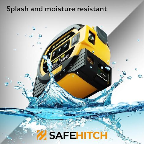 Laser Tape Measure 3-in-1 with Large LCD Display | Digital Laser Measurement Tool in/ft/m Scales up to 131ft/40M with calculations | Tape Measure 16ft/5M and Cross Line Laser Yellow in Saudi Arabia