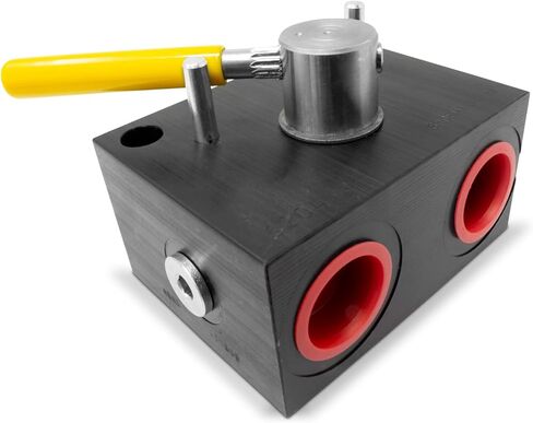 Hydraulic Rotary Selector Diverter Valve, 3 Way, 40 GPM, 5000 PSI, #12 SAE Ports in Saudi Arabia