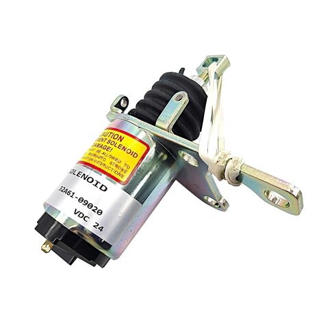 32A61-09020 مفتاح صمام الملف اللولبي لإيقاف تشغيل المحرك لأجزاء الحفارات E306D، 307C، 307D، محرك 4M40 in Kuwait