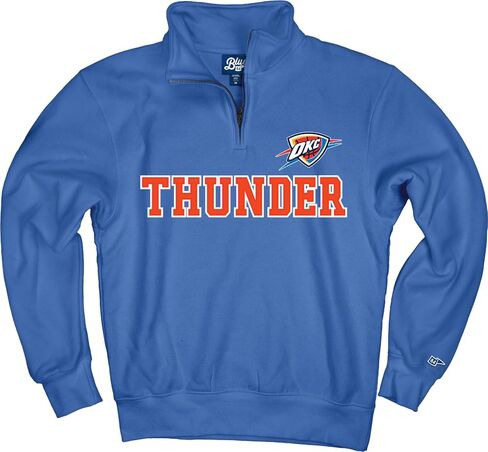 Blue 84 NBA unisex-adult Nba Officially Licensed Quarter Zip Sweatshirt Swish in Saudi Arabia