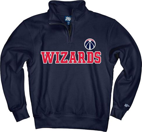 Blue 84 NBA unisex-adult Nba Officially Licensed Quarter Zip Sweatshirt Swish in Saudi Arabia