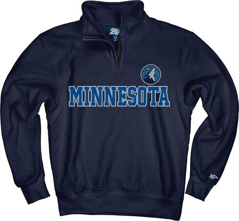 Blue 84 NBA unisex-adult Nba Officially Licensed Quarter Zip Sweatshirt Swish in Saudi Arabia