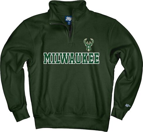 Blue 84 NBA unisex-adult Nba Officially Licensed Quarter Zip Sweatshirt Swish in Saudi Arabia