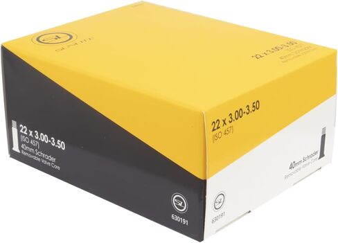Sunlite 22x3.00-3.50 Schrader Valve Bicycle Tube - Durable 0.9mm Wall Thickness, 40mm Valve Stem, Ideal for Fat Tire Bikes and Off-Road Use in Saudi Arabia