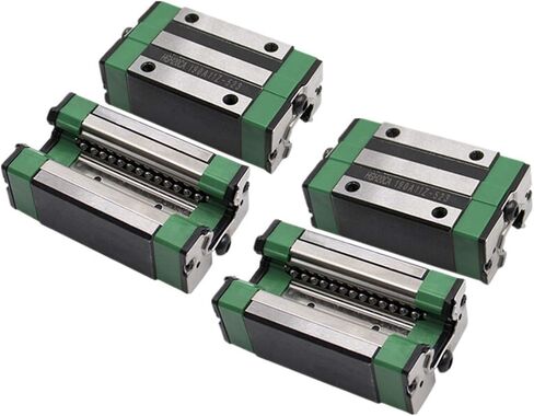 Professional 4pc HGH20CA HGH15CA Linear Narrow Carriges Sliding Match Use HGR20/15 Linear Guide for Linear Rail CNC DIY Parts(4pc Hgh15ca) in Saudi Arabia