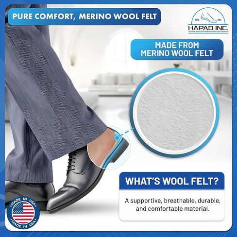 HAPAD Heel Lifts for Women & Men, 7/16" Height, 3" Width (Pack of 1) - Supportive, Breathable Shoe Heel Inserts, Pads - Shoe Lifts for Uneven Legs, Length Discrepancy, Achilles Tendonitis, Heel Pain in Saudi Arabia