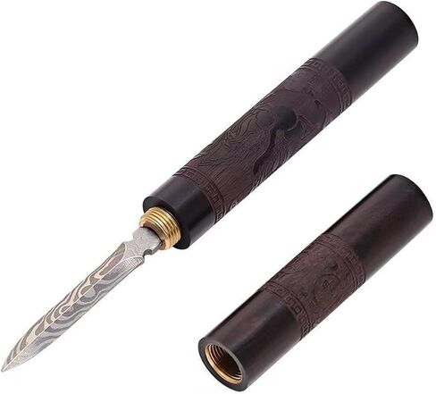 Stainless Steel Puerh Tea Knife with Wooden Handle, Professional Tea Cake Pick & Ice Pick Tool for Breaking Brick Tea, Multi-Functional for Kitchen, Bar, Camping (1 Pcs) in Saudi Arabia