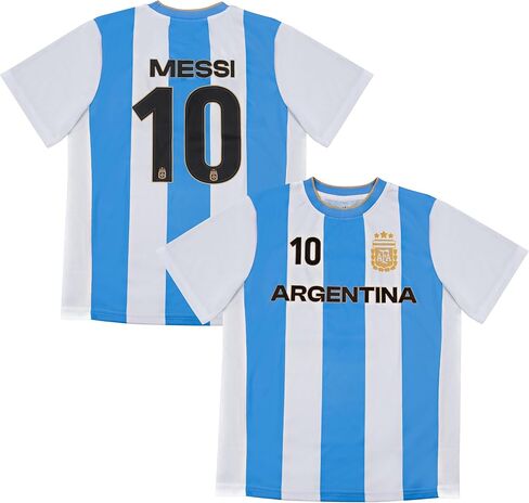 Icon Sports Officially Licensed Argentine Football Association Game Day Shirt - Unisex Kids in Saudi Arabia