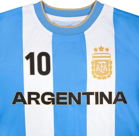 Icon Sports Officially Licensed Argentine Football Association Game Day Shirt - Unisex Kids in Saudi Arabia