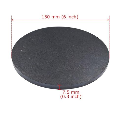 2 PCS Round Steel Plate Base, 5/16" x 6" Diameter Hot Rolled Steel Plates Sheet, Weldable Circular Steel Plates for Architecture, DIY Projects, and Industrial Applications in Saudi Arabia