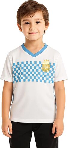 Icon Sports Officially Licensed Argentine Football Association Game Day Shirt - Unisex Kids in Saudi Arabia