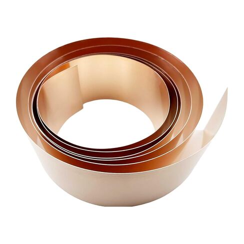 99.9% Pure Copper Sheet Roll, 1m x 100mm x 0.5mm Copper Strip, Metal Foil for Roof Flashing, Electrical Projects, DIY Crafts (1 Roll) in Saudi Arabia