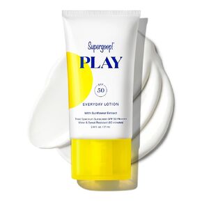 Supergoop! Everyday Play SPF 50 Lotion, 2.4 fl oz - Broad Spectrum Sunscreen for Sensitive Skin - Water & Sweat Resistant Body & Face Sunscreen - Athlete-Trusted, Great for Active Days in Saudi Arabia
