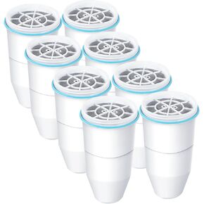 VIPHASES Upgraded 6-Stage 0 TDS Water Filter Replacement for ZR-001, ZR-017, ZR-004, Removes 99.99% Lead, Chlorine, Fluoride, PFOA/PFOS, 2-Pack in Saudi Arabia