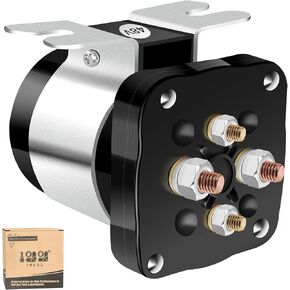 10L0L Golf Cart Solenoid 48 Volt 4 Terminal for EZGO Club Car Yamaha Electric Model, Heavy Duty Starter Solenoid #586 Series, Replaces 73231G01 101883601 JR1-H1950-00 in Kuwait