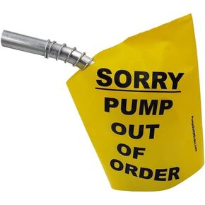 GXMark Sorry Pump Out of Order Service Gas Cover Reusable Nozzle Hood Bag (6 Pack, Yellow) in Saudi Arabia