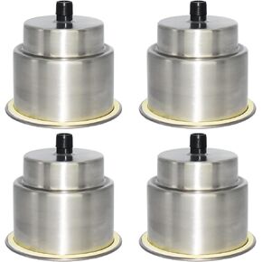 4 Pack Stainless Steel Cup Holder for Boat Marine RV - Rustproof Drink Holder with Drain Hole in Saudi Arabia