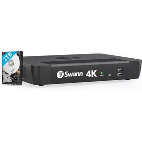 Swann SRNVR-88580H 8 Channel Security System: 4K Ultra HD NVR-8580 with 2TB HDD in Kuwait