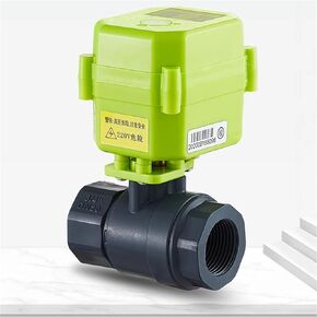 3/8 1/2 1 1-1/4 بوصة PVC صمام كروي مزود بمحرك AC220v DC9v-24v إشارة التحكم في المحرك 1 قطعة (1/2 "، AC220V_XY-02K) in Kuwait