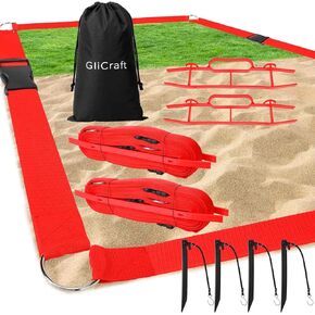 2 Inch Sand Court Line 16 x 8 Meter Volleyball Boundary Short Court Sand Setup Line for Beach Volleyball in Saudi Arabia