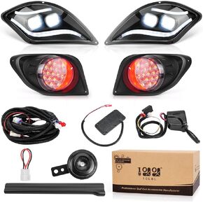 مجموعات إضاءة LED لعربة الجولف لأنظمة Yamaha Drive 2 2017-Up 12V-72V الكهربائية مع المصباح الأمامي وفرامل إشارة الانعطاف وأضواء الذيل الخطرة in Kuwait