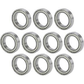 ACROPIX 6802ZZ Deep Groove Ball Bearings P6 15x24x5mm Lubricated Bearings Double Metal Seal Silver Tone Scooter Skateboard Wheel - Pack of 2 in Kuwait