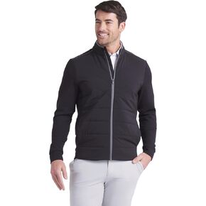 Puma Golf Men's Standard CLOUDSPUN Fleece Hybrid Jacket, Puma Black in Saudi Arabia