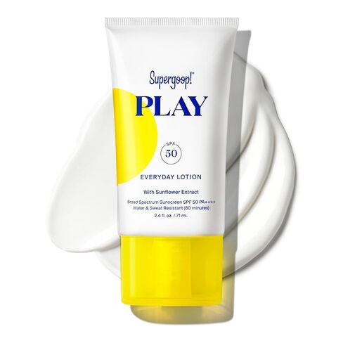 Supergoop! Everyday Play SPF 50 Lotion, 2.4 fl oz - Broad Spectrum Sunscreen for Sensitive Skin - Water & Sweat Resistant Body & Face Sunscreen - Athlete-Trusted, Great for Active Days in Saudi Arabia