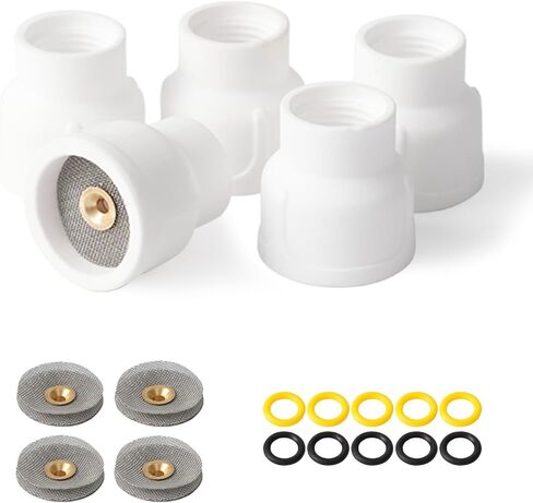#12 Ceramic (5-Pack) White TIG Welding Cups with 3/32" Diffuser in Saudi Arabia