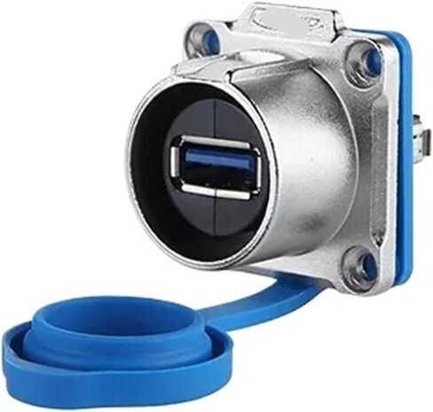 U 3.0 Panel Mount Socket Connector Female Waterproof IP67 Outdoor in Saudi Arabia