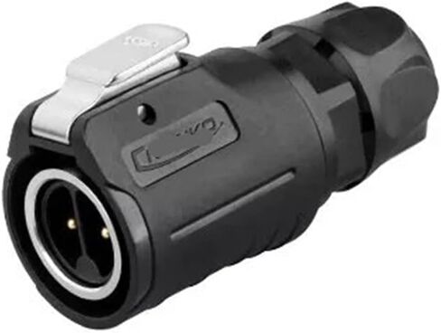 2-pin M16 size power circular industrial connector male outdoor in Saudi Arabia