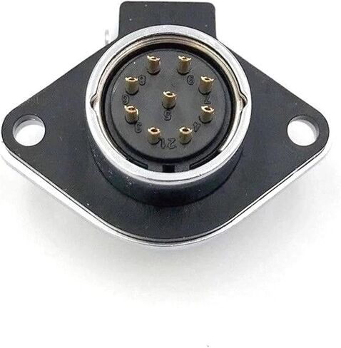 9 pin power connector female panel mount socket outdoor waterproof in Saudi Arabia