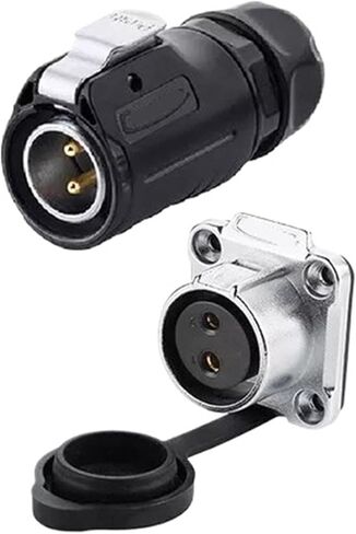 2 pin power circular connector male and female socket waterproof outdoor IP67 in Saudi Arabia