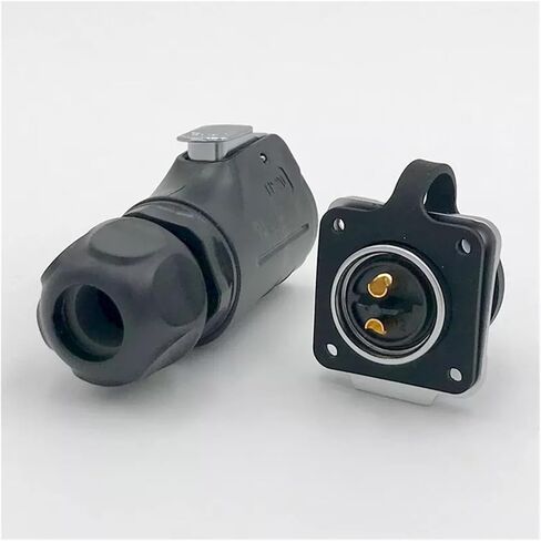2 pin power circular connector male and female socket waterproof outdoor IP67 in Saudi Arabia
