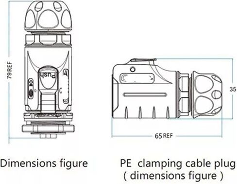 2 pin power circular connector male and female socket waterproof outdoor IP67 in Saudi Arabia