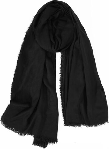 GERINLY Solid Color Cotton Blend Scarf for Men, Extra Long Wide Scarves Man Shawl, Rectangle Large Head Scarf Wrap in Saudi Arabia