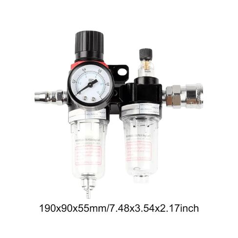 AFC2000 Air Compressor Oil Water Separator Filter Element 1/4 Inch Pneumatic Air Filter Pressure Regulator Pneumatic Tool Compressor Filter Element in Saudi Arabia