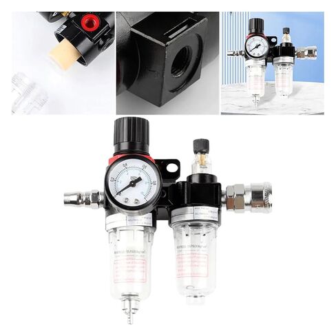 AFC2000 Air Compressor Oil Water Separator Filter Element 1/4 Inch Pneumatic Air Filter Pressure Regulator Pneumatic Tool Compressor Filter Element in Saudi Arabia