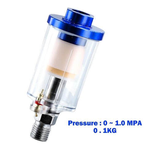 Pneumatic Tool Filter Oil Water Separator Aluminum Alloy PC Filter Cup Paint Pneumatic Parts 1/4 inch in Saudi Arabia