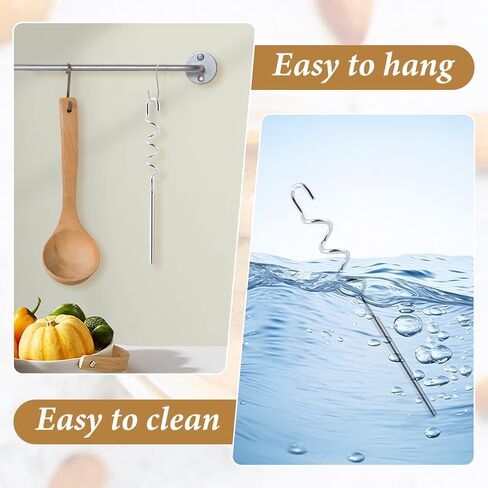 Peanut Butter Stirrer Tool, Stainless Steel Drill Nut Butter Stirrer, Fast Mixing Stirrer Utensil Hand Mixer Electric Attachment for Mixing Various Peanut Butte-r Jam(COLOR:Silver) in Saudi Arabia