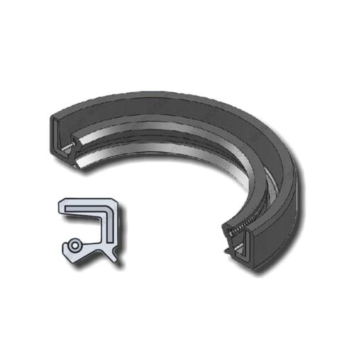 EAI Oil Seal 25mm x 39mm x 7mm TC Double Lip w/Spring. Metal Case w/Nitrile Rubber Coating in Saudi Arabia