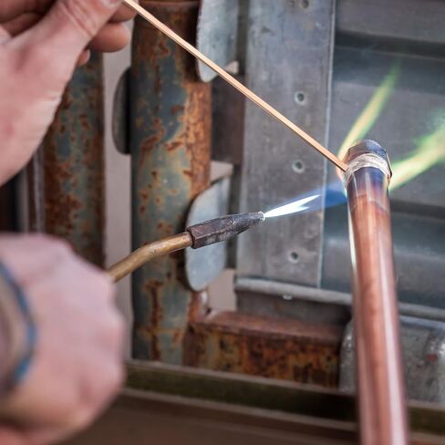 Therwen 20 Sticks Silver 15 Brazing Rods Aws Bcup-5 0.050" x 1/8" x 19.5" Silver Solder Phos Copper Brazing Alloys Flat Welding Rods Industry for Air Conditioning Refrigerator HVAC Units (Classic) in Saudi Arabia