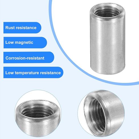 PATIKIL 1/8 "NPT أنثى اللحام اقتران، 5 حزمة 304 الفولاذ المقاوم للصدأ الخيوط نصف اقتران لحام على موصل تركيبات Bung لخزان الوقود الأنابيب in Saudi Arabia