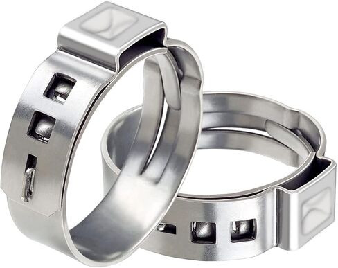1/2 Inch PEX Cinch Clamp Rings - 30 PCS Stainless Steel Pex Fittings for PEX Tubing Pipe Fitting Connections in Saudi Arabia