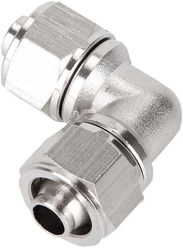 30PCS Pneumatic Fittings All Copper Quick Screw Joint PV-4 6 8 10 12 14 16mm Trachea Right Angle Quick Connector(PV4 (4mm)) in Saudi Arabia