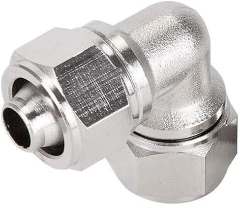 30PCS Pneumatic Fittings All Copper Quick Screw Joint PV-4 6 8 10 12 14 16mm Trachea Right Angle Quick Connector(PV4 (4mm)) in Saudi Arabia