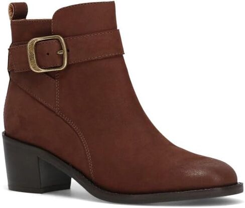 حذاء Frye Piper Bootie للسيدات للكاحل - حافة بدون مجهود مع إبزيم أملس، راحة مبطنة، مواد فاخرة ونعل خارجي مطاطي in Kuwait