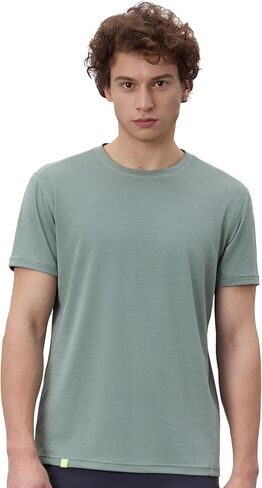 Workout Short Sleeve T Shirt for Men Women Unisex Forwarded Side Seam Performance Crew Neck Tee Quick Dry in Kuwait